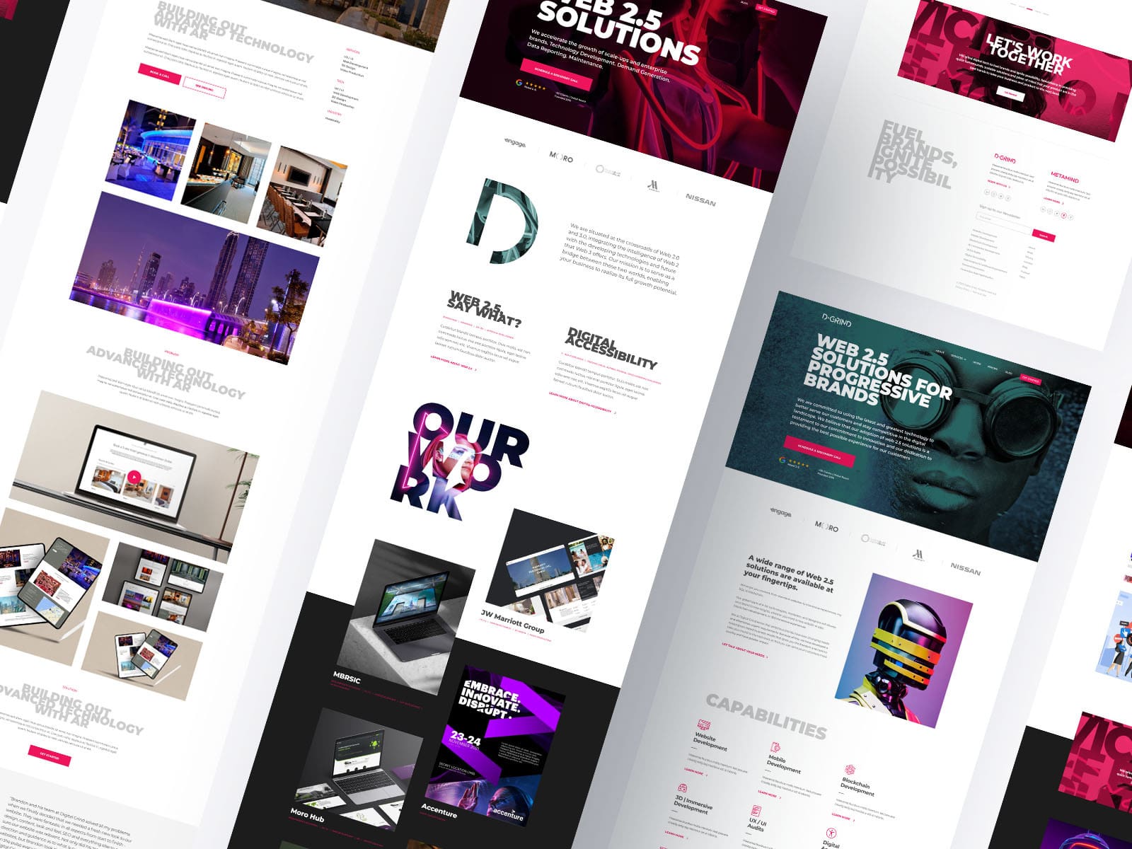 Showcase of the work we've done for Digital Grind